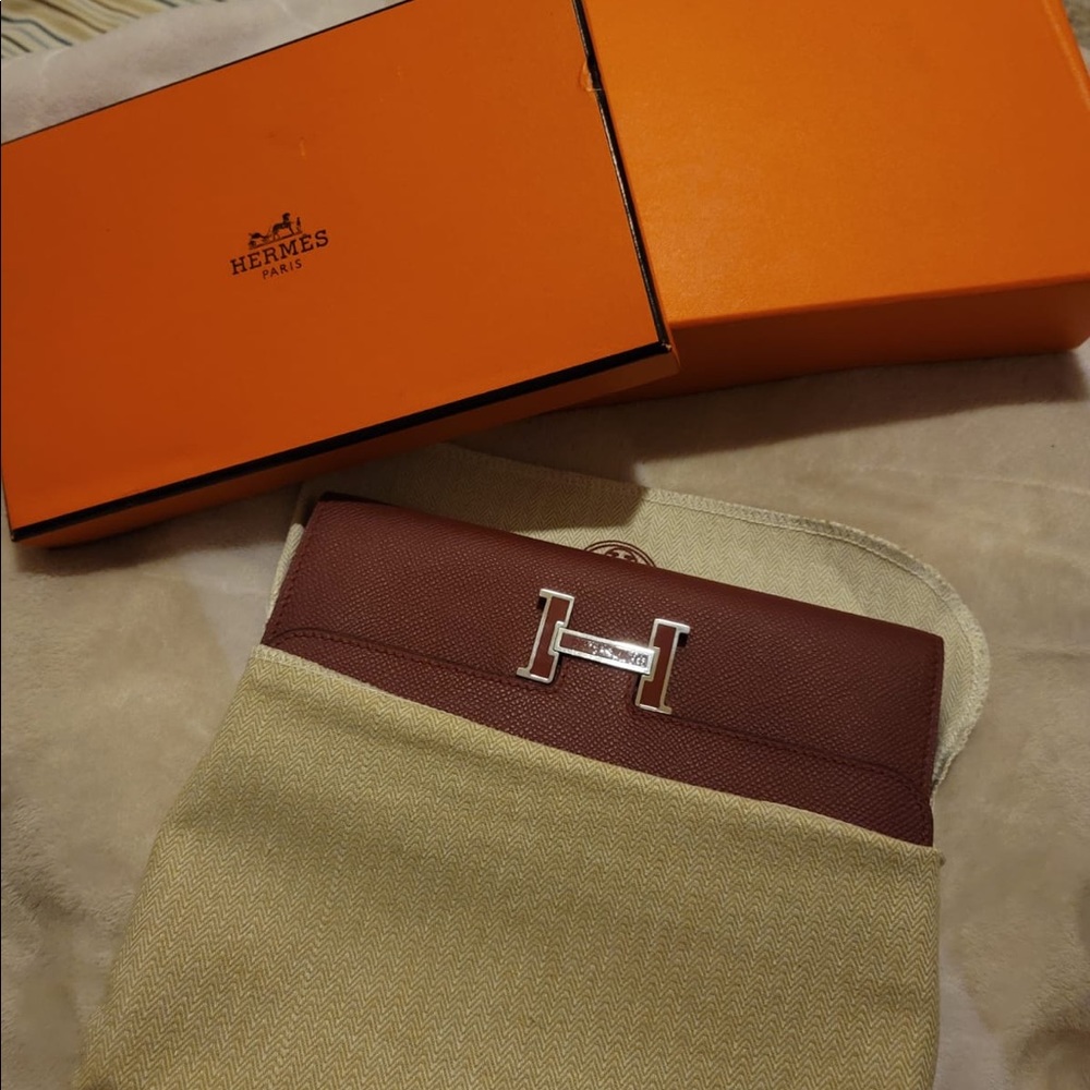 Hermes Kelly Wallet Veau Epsom Leather